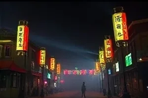末日公寓封面，停电楼宇里唯一亮着应急灯的走廊